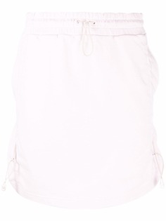 MCQ draped cotton miniskirt