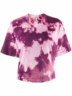 Cotton Citizen tie dye-print copped T-shirt