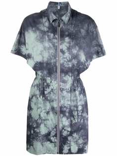 MCQ tie-dye zipped fitted dress