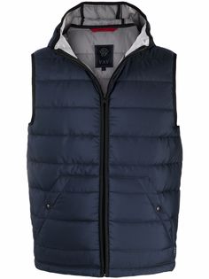 Fay padded hooded gilet
