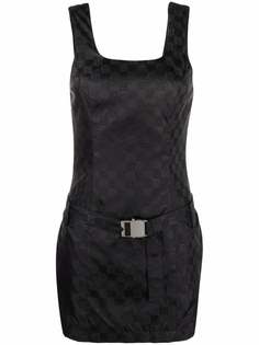 MISBHV monogram jacquard mini dress