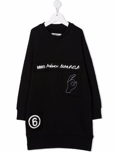 Maison Margiela logo jumper dress