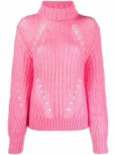 P.A.R.O.S.H. roll-neck chunky-knitjumper