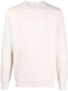 C.P. Company embroidered-logo cotton sweatshirt