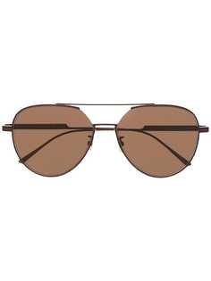 Bottega Veneta Eyewear солнцезащитные очки-авиаторы BV1013SK