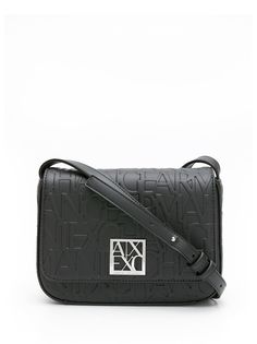Armani Exchange сумка на плечо с тисненым логотипом