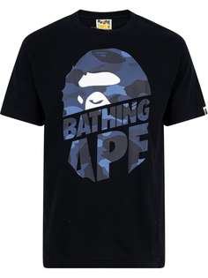 A BATHING APE® футболка Color Camo Peek Ape Head