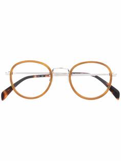 Eyewear by David Beckham очки в круглой оправе черепаховой расцветки