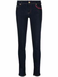 Versace Jeans Couture джинсы с вышитым логотипом