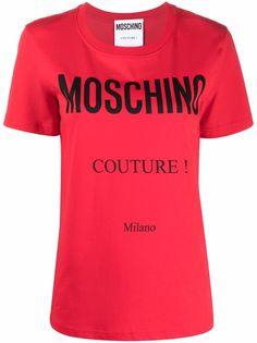 Moschino футболка с логотипом