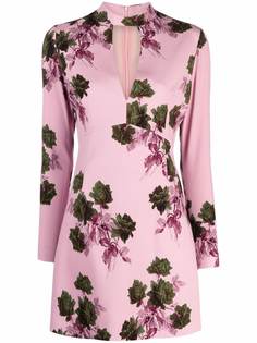 Blumarine платье мини с цветочным принтом