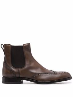 Tods ботинки челси с брогированием Tod`S