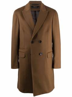 Z Zegna двубортное пальто