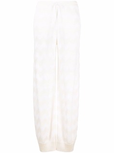 Missoni спортивные брюки с узором зигзаг