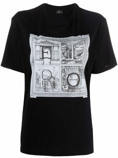 ETRO футболка с логотипом