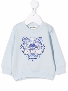 Kenzo Kids толстовка из органического хлопка с вышивкой Tiger