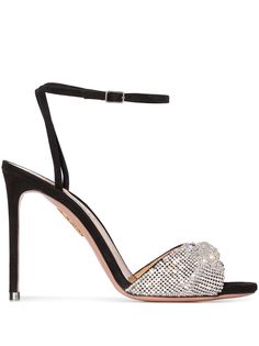 Aquazzura босоножки Crystal Twist 105