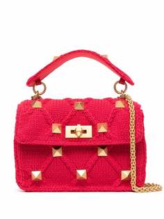 Valentino Garavani вязаная сумка Roman Stud