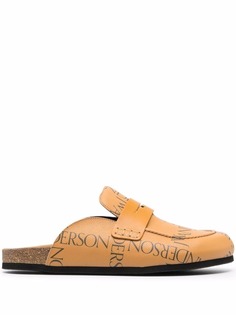 JW Anderson MENS LOAFER LEATHER GRID PRINT