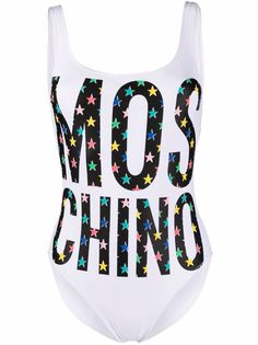 Moschino купальник с логотипом