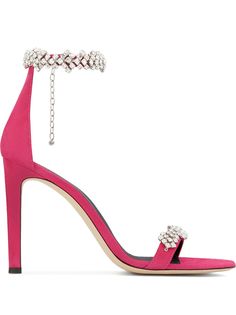 Giuseppe Zanotti босоножки Raissa с кристаллами