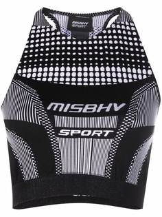 MISBHV спортивный бюстгальтер с логотипом