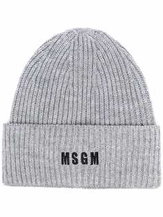 MSGM шапка бини с вышитым логотипом