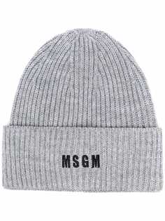 MSGM шапка бини с вышитым логотипом