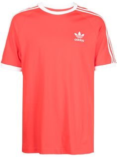 adidas футболка с полосками и логотипом
