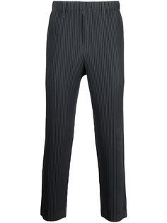 Homme Plissé Issey Miyake плиссированные брюки прямого кроя