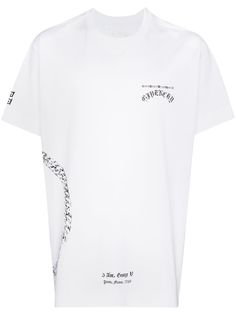 Givenchy GIV CHST PRNT SS TEE WHT