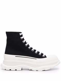 Alexander McQueen высокие кеды Tread Slick