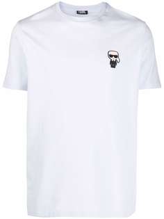 Karl Lagerfeld футболка с нашивкой K/Ikonik