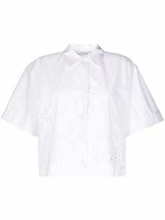 Valentino рубашка с английской вышивкой