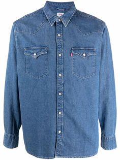 Levis джинсовая рубашка с карманами Levis®