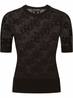 Dolce & Gabbana топ с жаккардовым логотипом