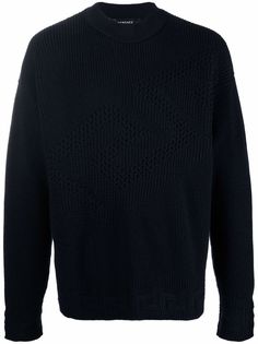Versace шерстяной джемпер