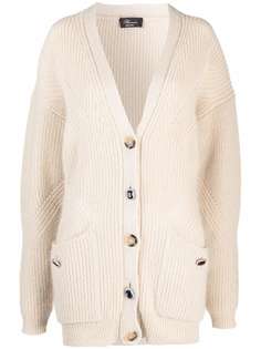 Blumarine кардиган в рубчик
