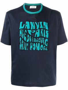 LANVIN футболка с логотипом