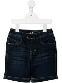 Molo джинсовые шорты с нашивкой-логотипом