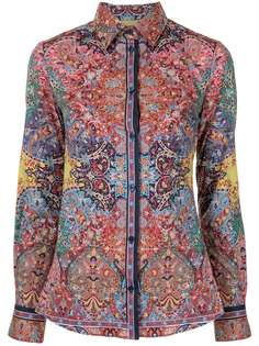 ETRO рубашка с узором пейсли