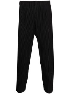 Homme Plissé Issey Miyake зауженные брюки с плиссировкой