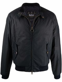 Barbour вощеная куртка на молнии