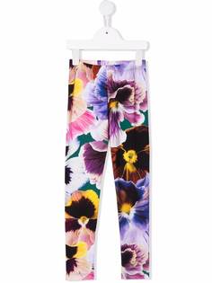 Molo floral-print organic cotton leggings