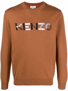 Kenzo джемпер с вышитым логотипом