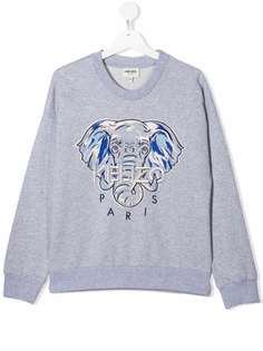 Kenzo Kids толстовка с вышитым логотипом