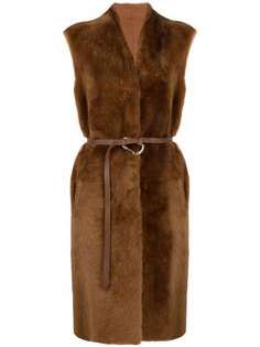 Desa 1972 sleeveless shearling coat