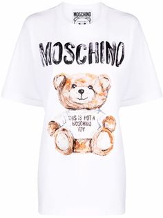 Moschino футболка с принтом Teddy Bear
