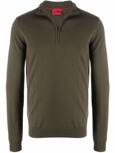 BOSS mock neck jumper
