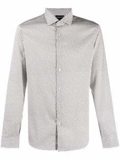 Emporio Armani geometric print shirt